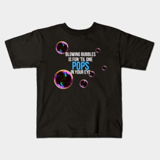 Blowing Bubbles Kids T-Shirt